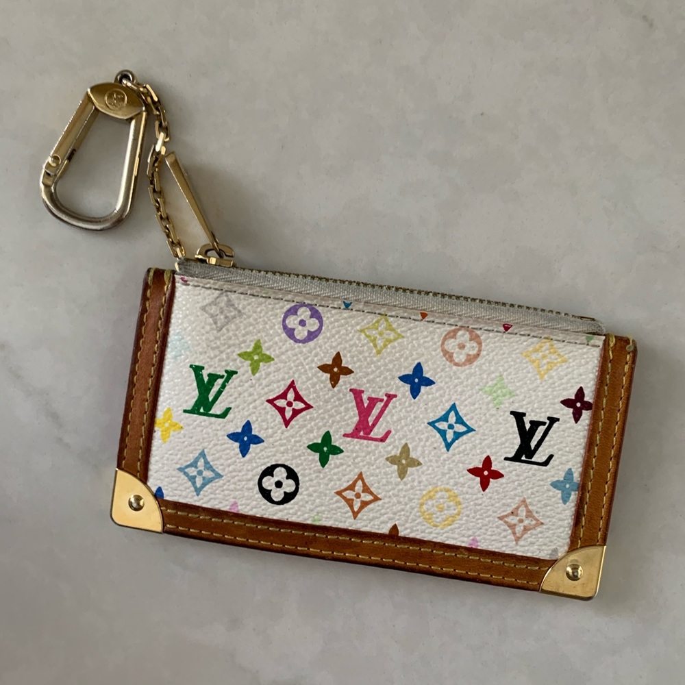 Vintage Louis Vuitton coin purse key chain
